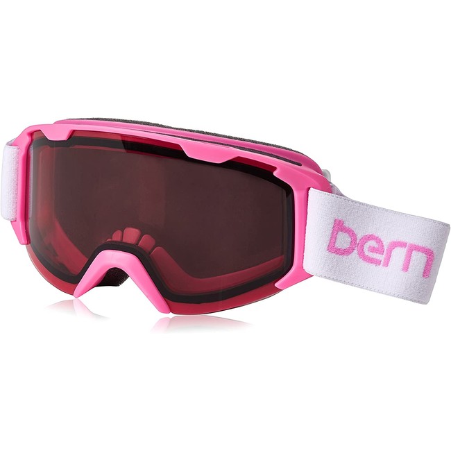 BERN Brewster X-Small Frame Goggles - Kid's White Frame with Rose Lens