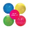 Edushape Sensory Balls for Baby - 4” Transparent Color Baby