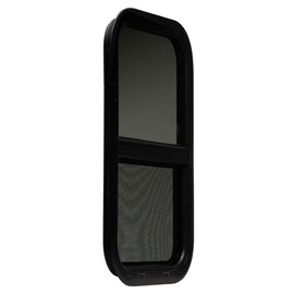 Tough Grade 14" x 18" x 1.5" Teardrop Window | Tinted Glass | Includes Mounting Ring & Screen