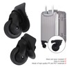 Alomejor 1 Pair Luggage Wheels Replacement A52 Mute Swivel Wheels