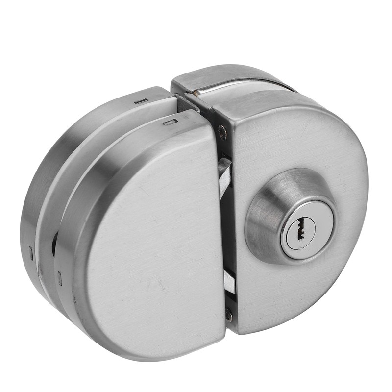10‑12mm Thickness Glass Door Lock Stainless Steel Push Sliding Gate