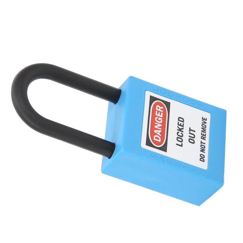 5Set 38mm Lockout Tagout Lock Nylon Durable Dustproof Insulated Safety