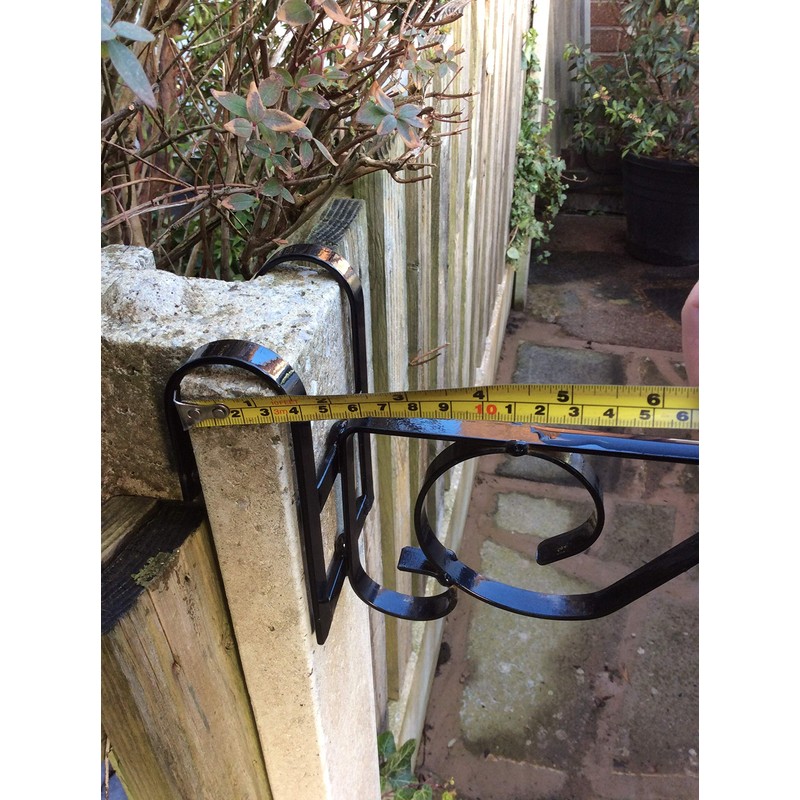 Concrete Fence Post Bracket Cream - Fits 4" wide Posts