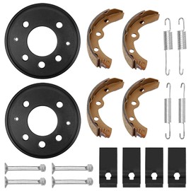 Gledewen Golf Cart Brake Drum/Hub and Brake Shoes Spring Kit Fit Club Car DS 1981-1994, Replace OEM# 1011137,4263 101146302 41819-86 1011433 1015757 101880701 1018163-01 101146