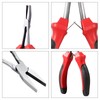 LEONTOOL Flat Pliers, No Burrs, Mini Size, Long Reach, Precision,
