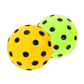 Kisangel 2pcs Quiet PU Foam Balls Silent Stress Management Balls for Hand Therapy Noise Reducing Fitness Exercise for Indoor Relaxation and Coordination Training