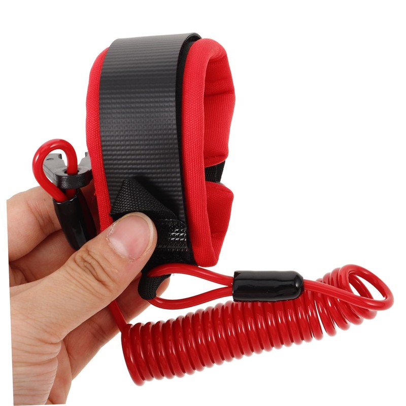 Mikinona Boat Engine Lanyard Harness Safety Cord Emergency Shutoff for