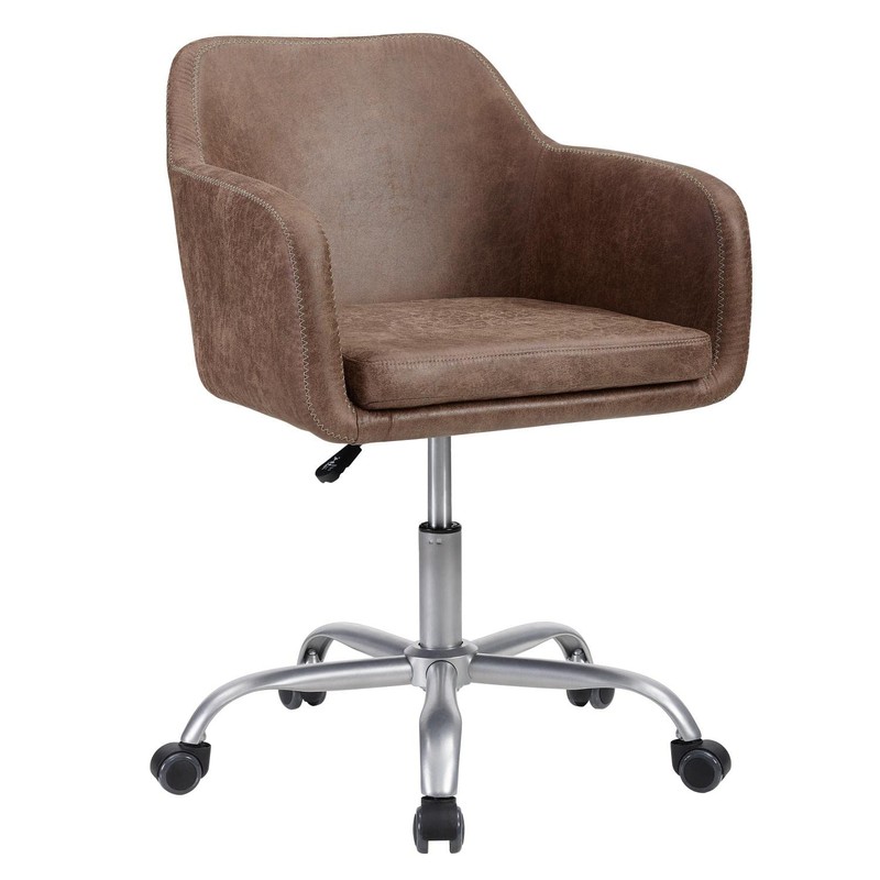 Linon Rylen Office Chair Silver