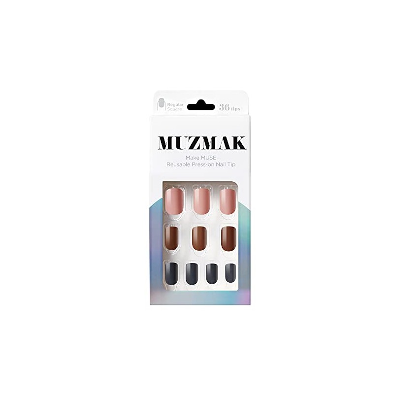[MUZMAK Like Better] - Regular Square - 36 Pieces Nail