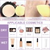 Kit Esponja De Maquillaje Base Rubor 8 Piezas Con Caja