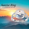 Mustard Seed Mountain Rings for Women 925 Sterling Silver Mountain