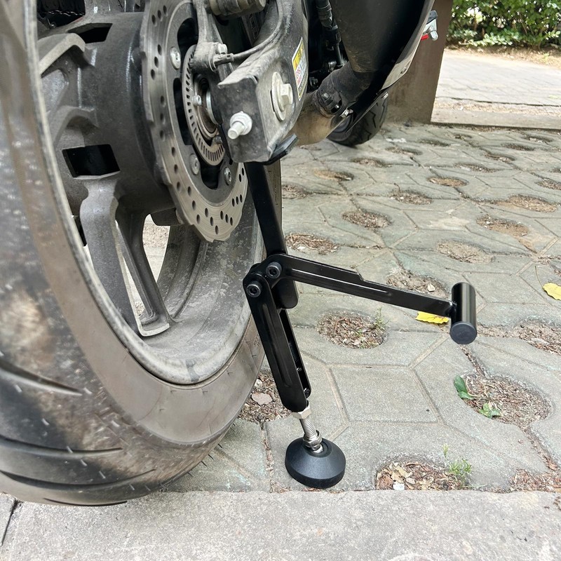 HDBUBALUS Motorcycle Jack Kickstand Wheel Support Side Stand Paddock Stable