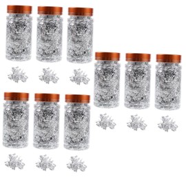 Healeved 9pcs Gold Silver Foil Paper for Nail Decoration Easy Apply Glitter Foil Stickers for Nails Phone Cases Home Decor Random Lid Color