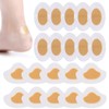 XYTAHDM 40 Stück Hydrokolloid Pflaster, Blasenpflaster, Wasserdichte Hydrokolloid-Pflaster,Vorfuß Ferse Fersenschutz,