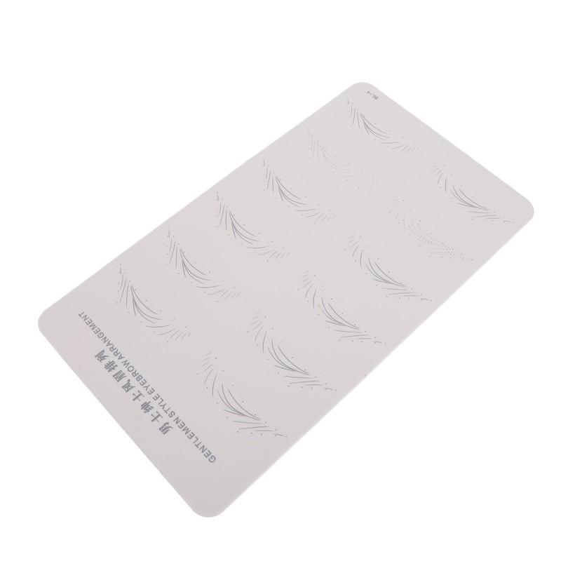 5Pcs Double Sided Microblading Practice Skin Soft Silicone Eyebrow Tattoos