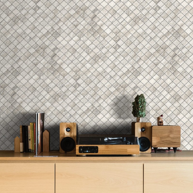 STICKGOO Arabesque Peel and Stick Backsplash Tile, Stick on Backsplash