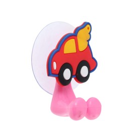 SandT Collection Car Suction Toothbrush Holder for Mirror Wall - Pink