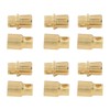 30 Sets Connector Plug 8.0 Gold Plated Brass High Accuracy
