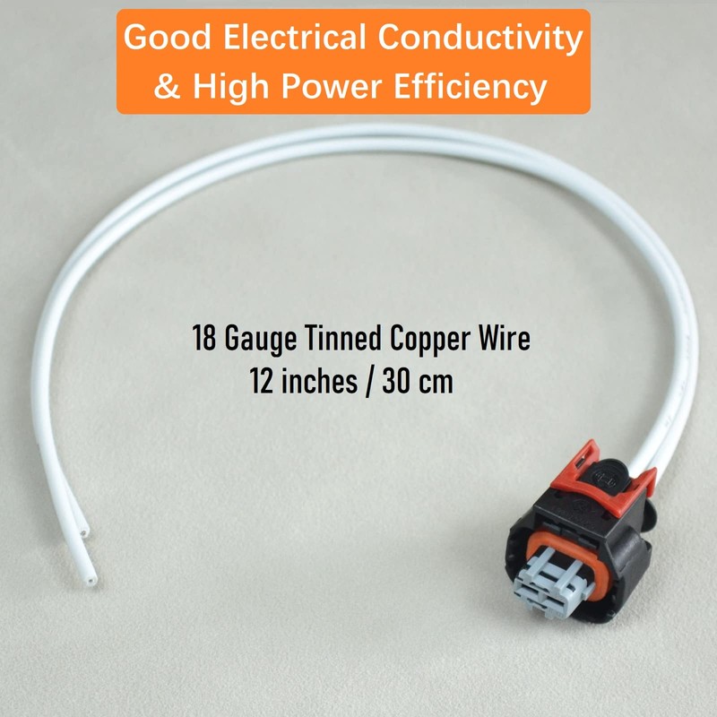 2PCS PT3739 Injector Pigtail Connector Replace for Duramax L5P Engine