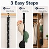 Hat Organizer for Closet Storage – 8-Clip Hanging Rack for