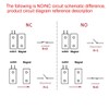 Gebildet Roll Door Contact Magnetic Reed Switch Alarm with 3