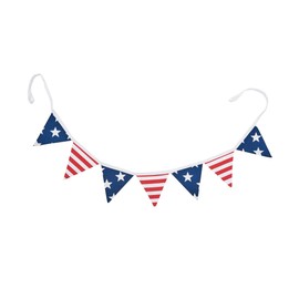 C&F Home Patriotic American Flag Banner Garland Décor Decoration Blue