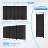 MAYOLIAH 6 Panel Room Dividers Folding Privacy Screen, 10ft Wide
