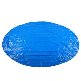 Round Pool Cover, 7ft 9ft 11ft 13ft 16ft Easy Set Pool Cover, Solar Dust Covers for Above Ground Pools with Drawstring, Pol-proof Cover(9ft)
