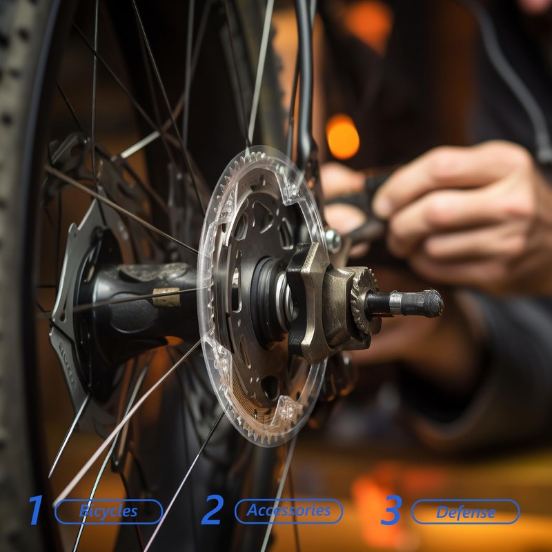 SUPVOX Crankshaft Guard Cycling Protector Protection Bike Chain Chainring Guards