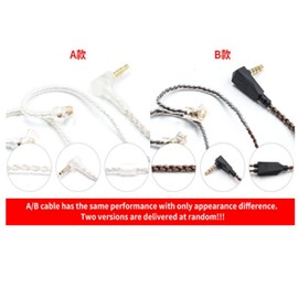 KINBOOFI KZ ZS10 Pro - Audífonos intraurales de Metal, Alta fidelidad, 4BA+1DD, con 5 Controladores, Placa Frontal de acero Inoxidable y Cable extraíble de 2 Pines (sin micrófono, Azul)