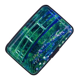 BFL RFID Credit Card Holder for Women or Men, Theft Proof Credit Card Holder, Slim Design Fits in Pocket (Bridge)