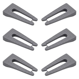 Alnicov 6pcs Stove Knob Covers Portable Child Proofing Oven Knob Lock Practical Kitchen Gas Stove Knob Covers (Grey)