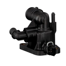 febi bilstein 1 x Thermostat with Housing, Gasket and Temperature Switch, 40236