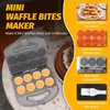 FineMade Mini Waffle Maker Machine, Small Waffle Bites Maker for