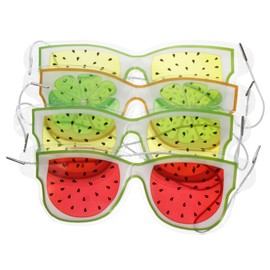 Ipetboom 4-pack Cooling Gel Eye Masks Eye Patches Hot Cold for Home Office Travel Random Style