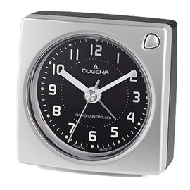Dugena Radio Alarm Clock 4460940 Radio Signal for MEZ/CET with Alarm Clock, Alarm Repeat, Dial Lighting, Increasing Alarm Signal, Dimensions 73 x 75 x 40 mm