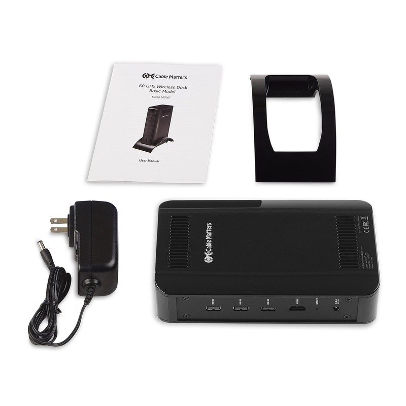 [Intel Certified] Cable Matters WiGig Tri Band Wireless Docking Station