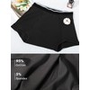TIICHOO Mens Incontinence Underwear Washable Cotton Leak Proof Boxer Shorts