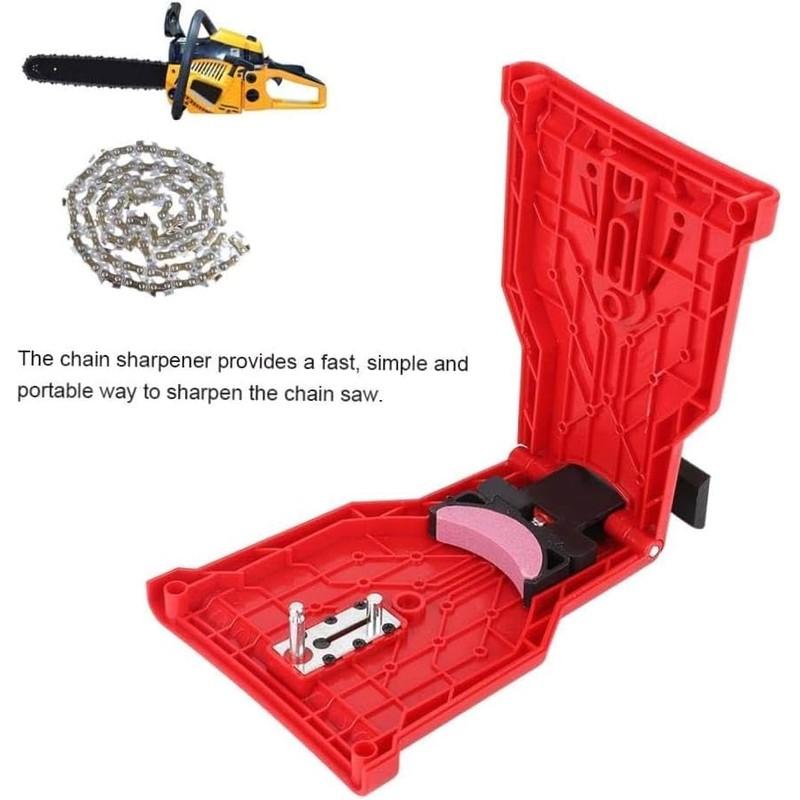 Chainsaw Sharpener, Universal Chain Saw Blade Teeth Sharpener, Portable Fast-Sharpening