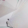 36 Sheets Holographic Sticker Paper Clear A4 Vinyl Sticker Paper