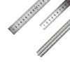Dapetz ® 3 Pcs Set Stainless Steel Ruler Metal Double