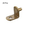 sourcing map Shelf Support Peg,5mm/2" L-Shaped Support, Furniture Cabinet Closet