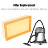 Filter Element Replacement Vacuum Cleaner Accessory for Karcher NT25/1 NT361