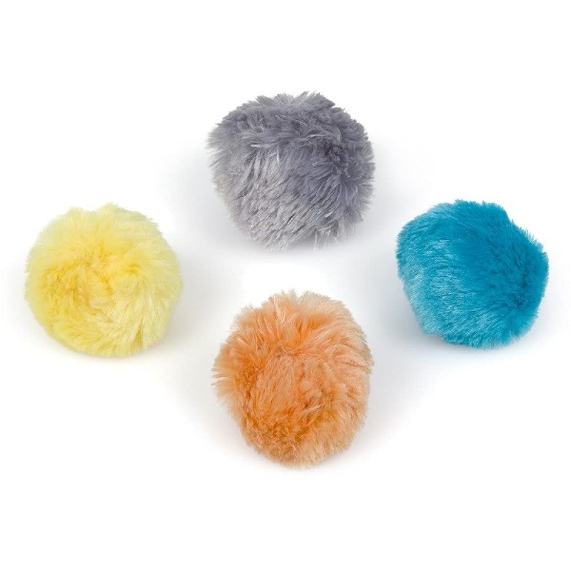 Petface (Little Petface) Pom Poms with Catnip Kitten Cat Toy