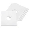 sourcing map 4Pcs ABS Plastics Square Shaped Escutcheon Plate, Wall
