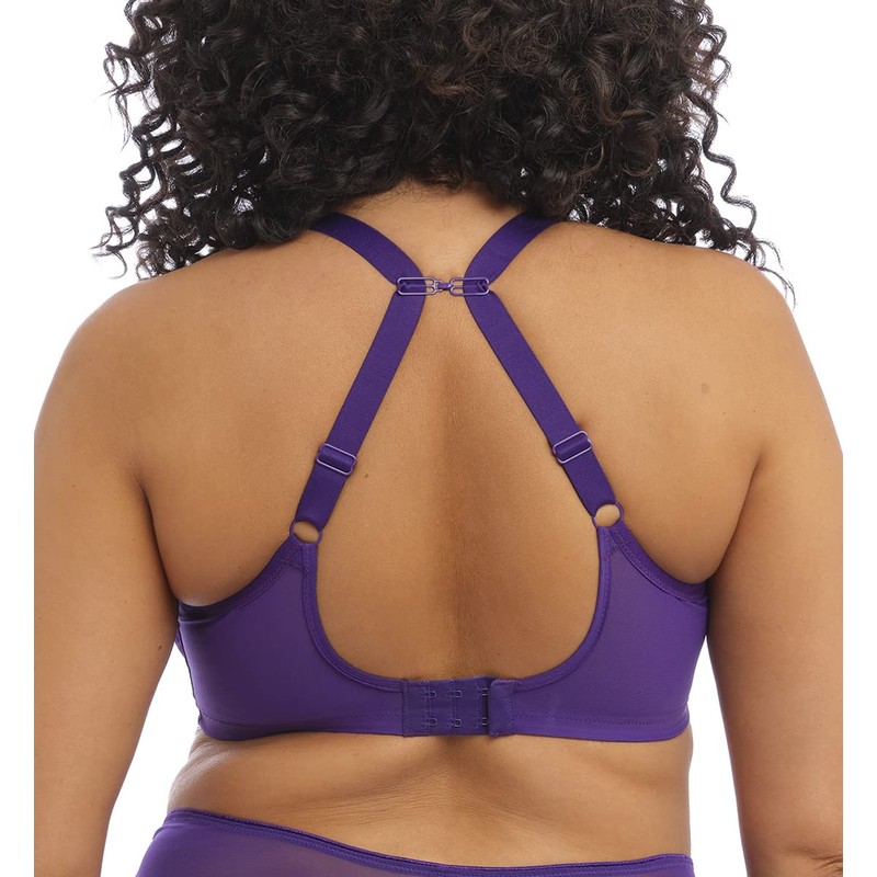 Elomi Matilda Banded Plunge Underwire Bra (8900),40E,Iris