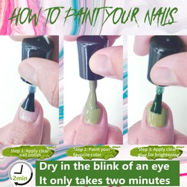 Urchabri Nail Polish,Pink Nail Polish Nail Polish Set Quick Dry Nail Polish 0.17oz Non Toxic Nail Polish Manicure Set Kids Nail Polish Set For Girls