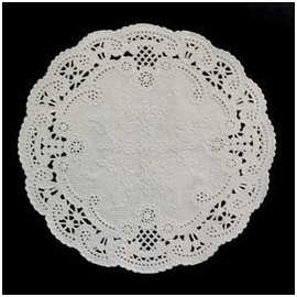 fbapa03 Lace Paper (Round), 10 cm, 120 Sheets