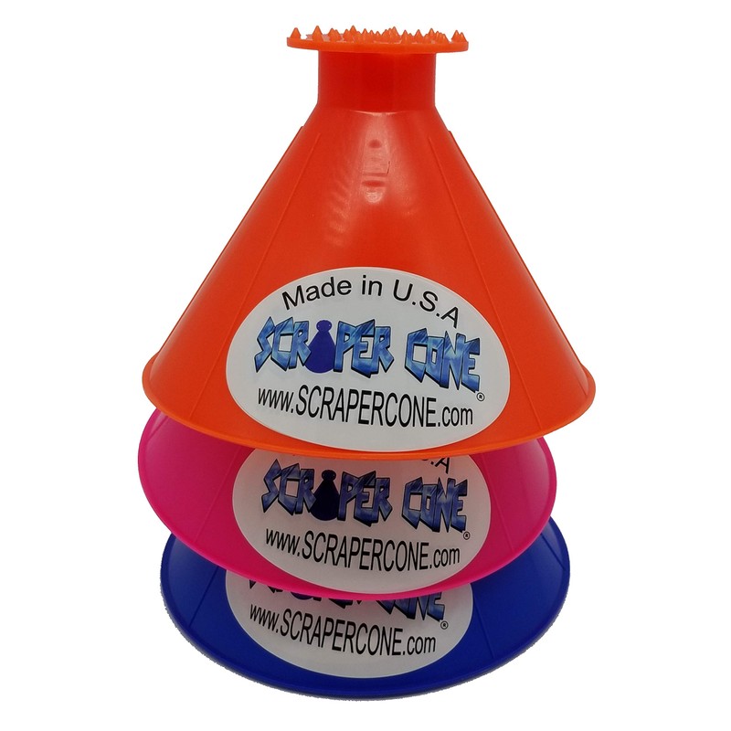 SCRAPER CONE®️ 3 Pack The Original Ice Scraper, Snow Removal