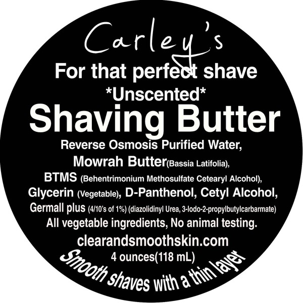 Shaving Butter: for that perfect smooth shave Plus its Unscented